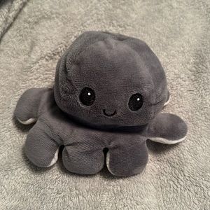 Angry to happy octopus stuffed animal